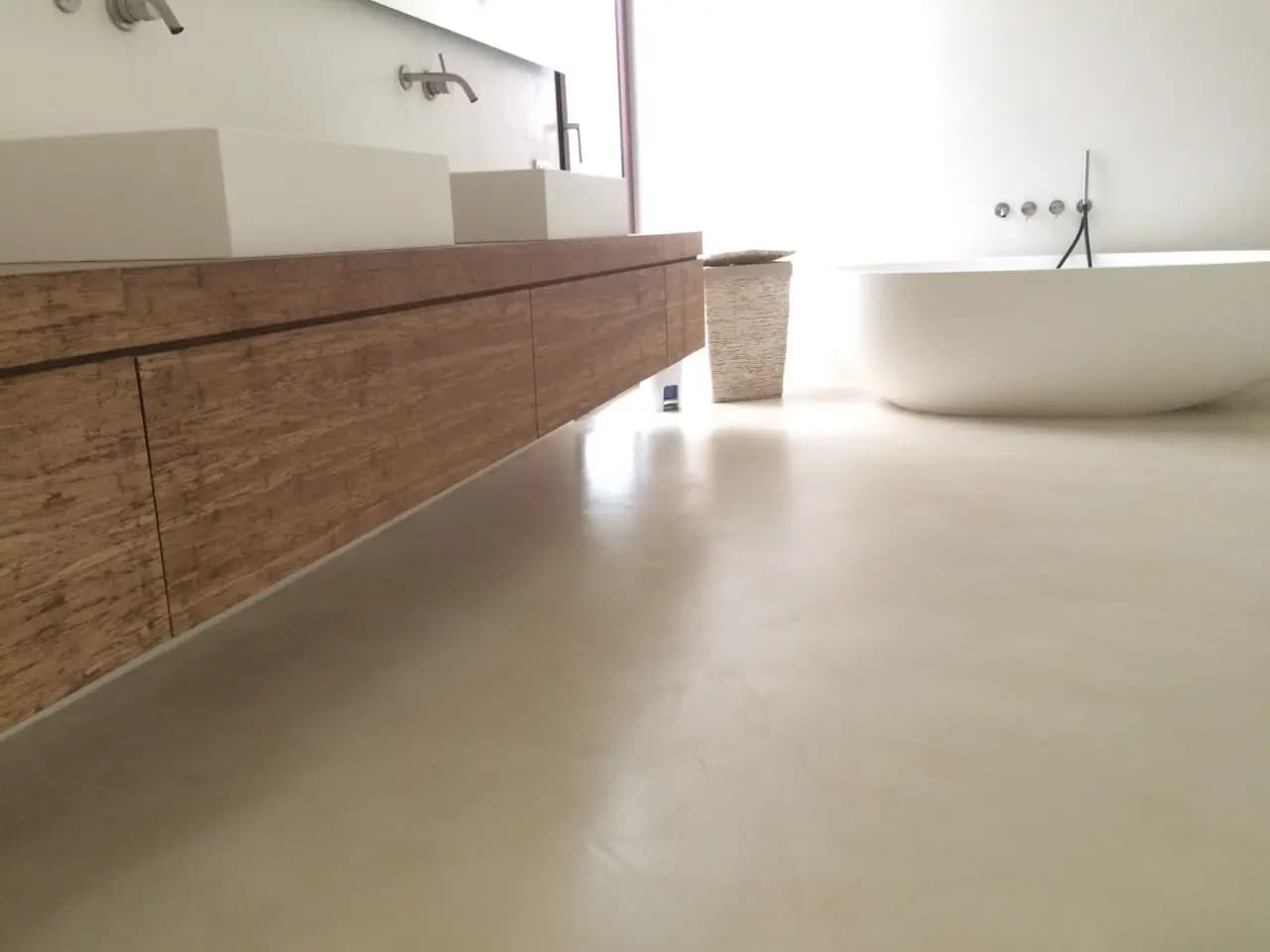 Microcemento en baños